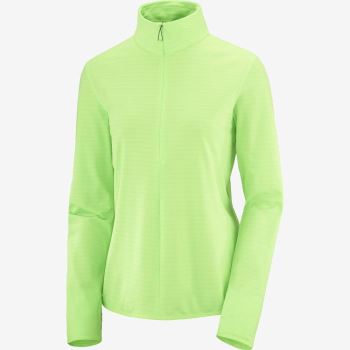 Salomon ESSENTIAL LIGHTWARM Ženske Midlayers Zelene | WMOXxUhE